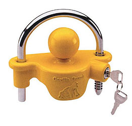 Fulton gorilla guard universal trailer coupler lock