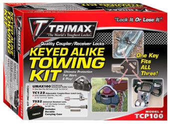 Trimax umax100 keyed alike towing kit