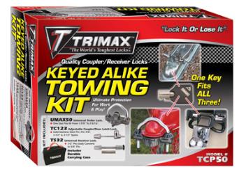 Trimax umax50 keyed alike towing kit