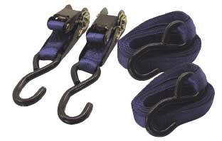 Boater sports transom tie downs