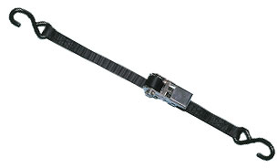 Star brite tie down with s/s ratchet with coated "s" hooks