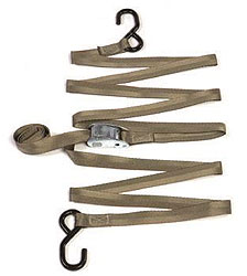 Steadymate gunwale strap with cam buckle
