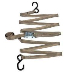Steadymate gunwale strap with ratchet buckle
