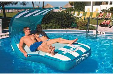 Sportsstuff pool n beach cabana lounge