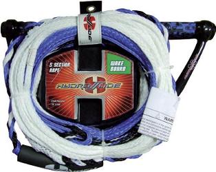 Hydroslide five section 75' wakeboard rope