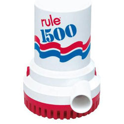 Rule 1,500 gph bilge pumps