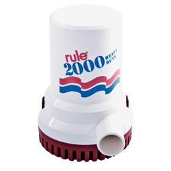 Rule 2,000 gph heavy-duty commercial bilge pump