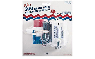Rule manual 500 gph bilge pumps