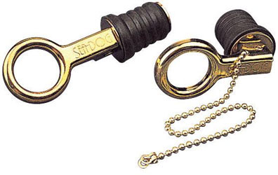 Sea-dog line snap handle brass drain plugs