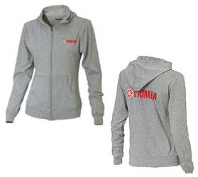 Yamaha outdoors utility atv // side x side womens yamaha red logo zip sweatshirt