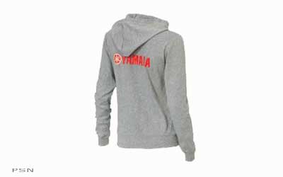 Yamaha outdoors utility atv // side x side womens yamaha red logo zip sweatshirt