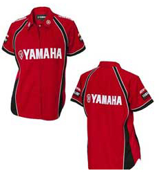 Yamaha outdoors utility atv // side x side womens yamaha red pit shirt