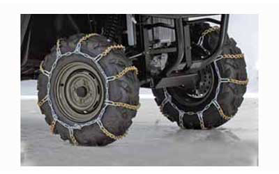 Yamaha outdoors utility atv // side x side yamaha rhino tire chains