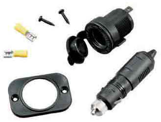 Yamaha outdoors utility atv // side x side 12v accessory plug and receptacle kit