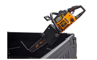 Yamaha outdoors utility atv // side x side chain saw mount