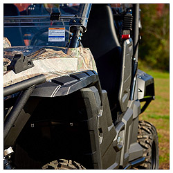 Yamaha outdoors utility atv // side x side wolverine overfenders