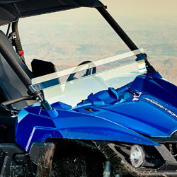 Yamaha outdoors utility atv // side x side wolverine wind deflector