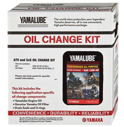 Yamaha outdoors utility atv // side x side yamalube atv & side x side oil change kit