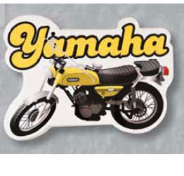 Yamaha on-road motorcycle retro yamaha sticker