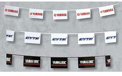 Yamaha on-road motorcycle yamaha rectangle pennants