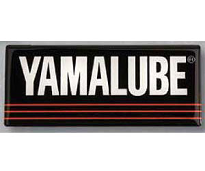 Yamaha on-road motorcycle yamalube domed decal