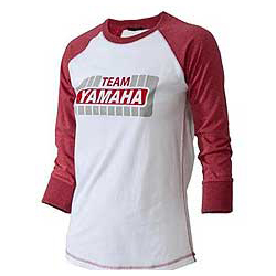 Yamaha on-road motorcycle team yamaha raglan tee