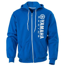 Yamaha on-road motorcycle yamaha racing vertical zipped hooded sweatshirt