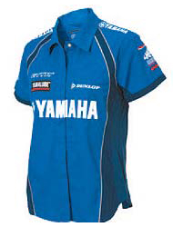 Yamaha on-road motorcycle womens race pit shirt