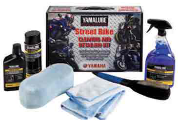 Yamaha on-road motorcycle yamalube yamaclean street bike detailing kit