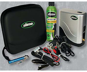 Yamaha on-road motorcycle slime power sport tire inflator repair kit