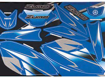 Yamaha on-road motorcycle zuma 50f custom graphic kits