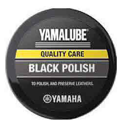Yamaha on-road motorcycle yamalube black polish