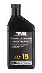 Yamaha on-road motorcycle yamalube performance fork oil sae 15