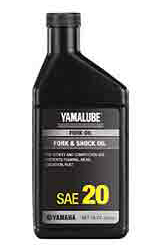 Yamaha on-road motorcycle yamalube performance fork oil sae 20
