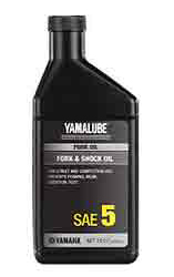 Yamaha on-road motorcycle yamalube performance fork oil sae 5