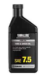 Yamaha on-road motorcycle yamalube performance fork oil sae 7.5