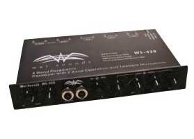 Yamaha marine rigging & parts wet sounds ws-420 4-band para metric equalizer with 2-zone operation