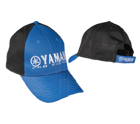 Yamaha marine rigging & parts blue & black yamaha pro fishing hat