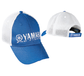 Yamaha marine rigging & parts blue & white yamaha pro fishing hat