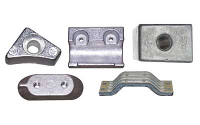 Yamaha marine rigging & parts anodes