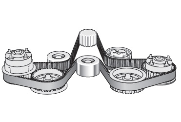 Yamaha marine rigging & parts engine timing belts