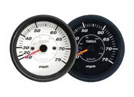 Yamaha marine rigging & parts pro series ii speedometer (0-75 mph)