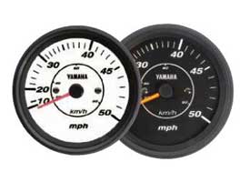 Yamaha marine rigging & parts pro series speedometer (0-50 mph)
