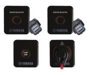 Yamaha marine rigging & parts command link plus single engine second station switch kit