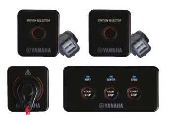 Yamaha marine rigging & parts command link plus triple engines second station switch kit