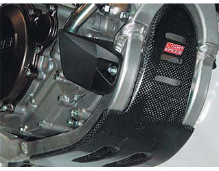 Yamaha off-road motorcycle // sport atv light speed carbon fiber glide plates