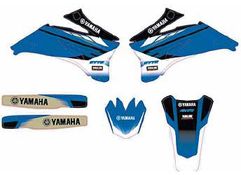 Yamaha off-road motorcycle // sport atv yamaha ampro racing graphic kit