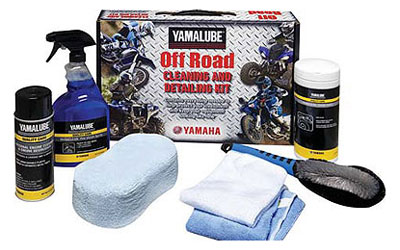 Yamaha off-road motorcycle // sport atv yamalube yamaclean off-road detailing kit