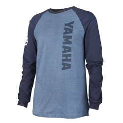 Yamaha watercraft accessories & apparel yamaha mens two-tone long-sleeve tee