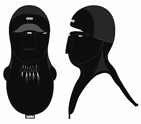 Yamaha snowmobile accessories & apparel 509 pro heavyweight balaclava